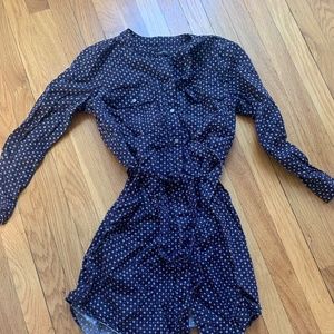 Banana Republic Petite Button Down shirt dress